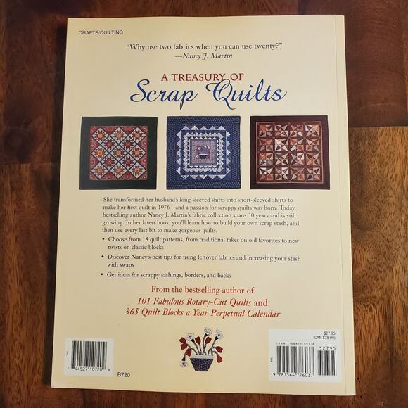 A Treasury of Scrap Quilts by Nancy J Martin - Picture 2 of 9